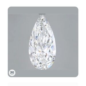 4.05ct Lab Diamond Pear